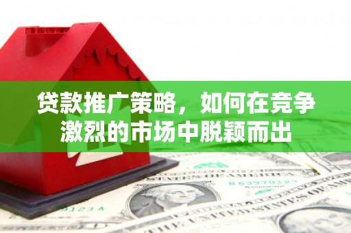 会理贷款推广策略，如何在竞争激烈的市场中脱颖而出