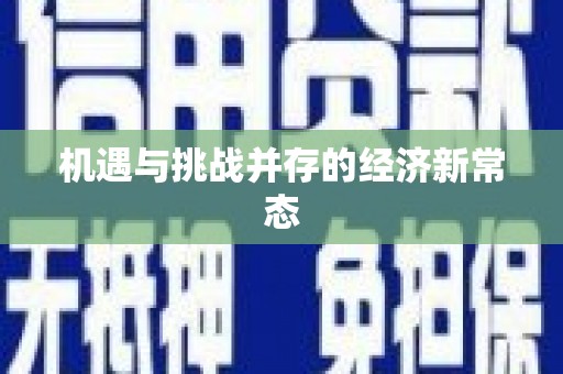 会理机遇与挑战并存的经济新常态