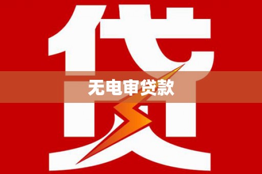 会理无电审贷款