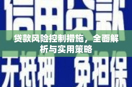 会理贷款风险控制措施，全面解析与实用策略
