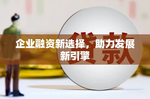 会理企业融资新选择，助力发展新引擎