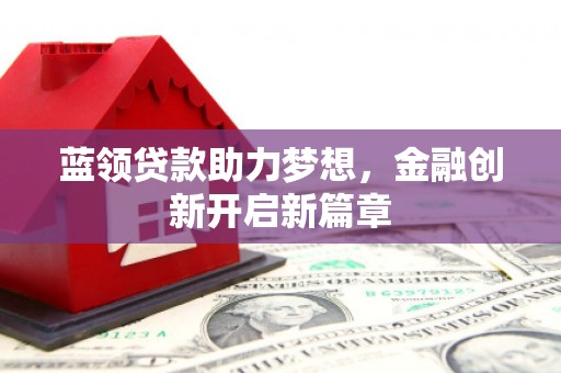 会理蓝领贷款助力梦想，金融创新开启新篇章