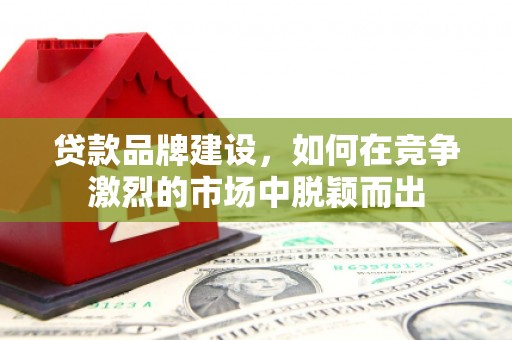 会理贷款品牌建设，如何在竞争激烈的市场中脱颖而出
