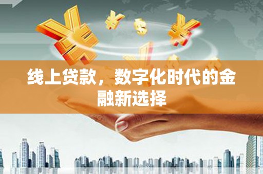 会理线上贷款，数字化时代的金融新选择