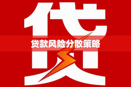 会理贷款风险分散策略