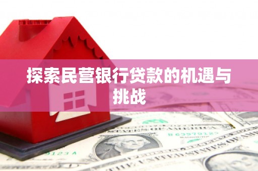 会理探索民营银行贷款的机遇与挑战