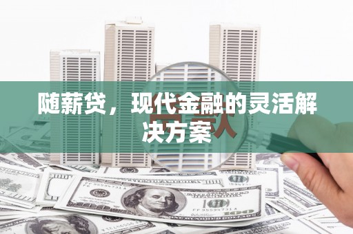 会理随薪贷，现代金融的灵活解决方案