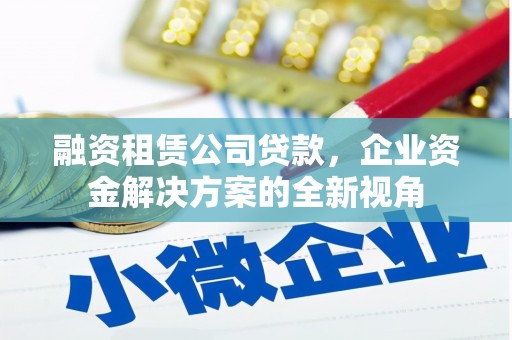 会理融资租赁公司贷款，企业资金解决方案的全新视角