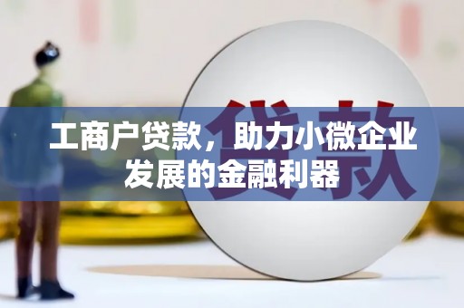 会理工商户贷款，助力小微企业发展的金融利器