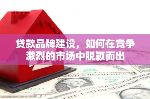 会理贷款品牌建设，如何在竞争激烈的市场中脱颖而出