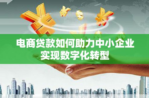 会理电商贷款如何助力中小企业实现数字化转型