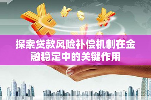会理探索贷款风险补偿机制在金融稳定中的关键作用