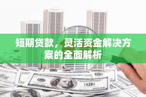 会理短期贷款，灵活资金解决方案的全面解析