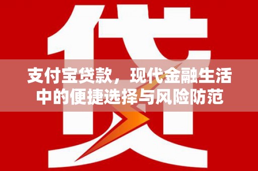会理支付宝贷款，现代金融生活中的便捷选择与风险防范