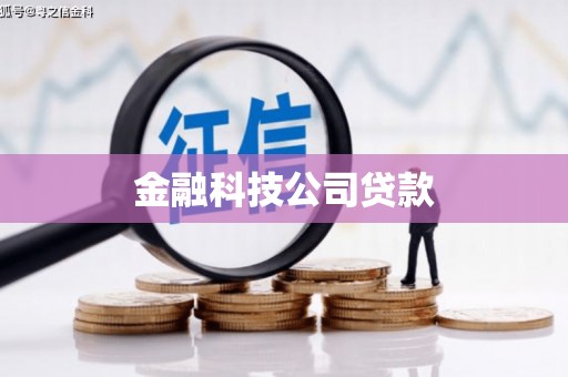 会理金融科技公司贷款