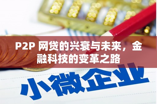 会理P2P 网贷的兴衰与未来，金融科技的变革之路