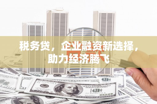 会理税务贷，企业融资新选择，助力经济腾飞