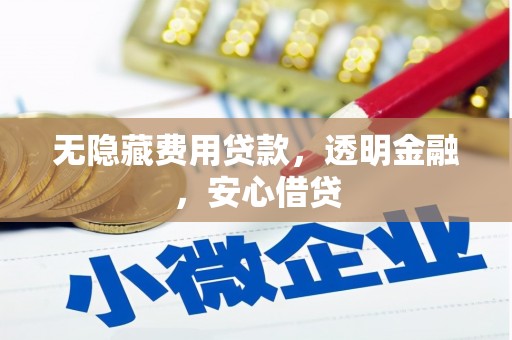 会理无隐藏费用贷款，透明金融，安心借贷