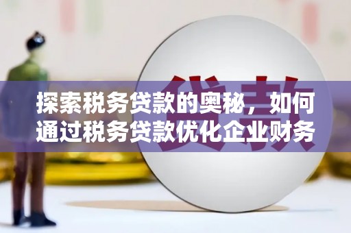 会理探索税务贷款的奥秘，如何通过税务贷款优化企业财务