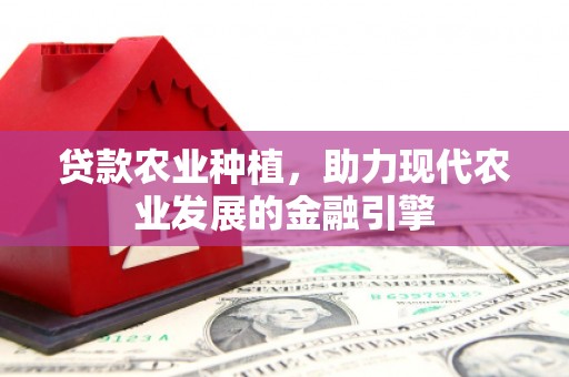 会理贷款农业种植，助力现代农业发展的金融引擎
