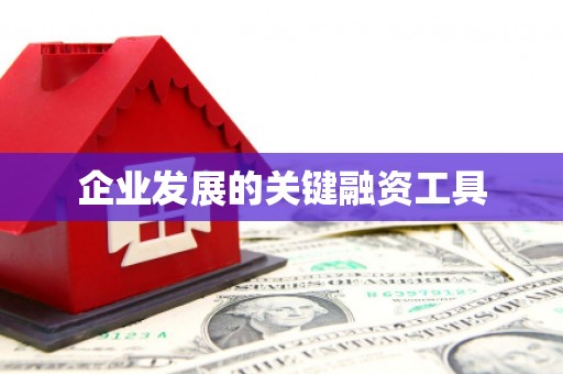 会理企业发展的关键融资工具