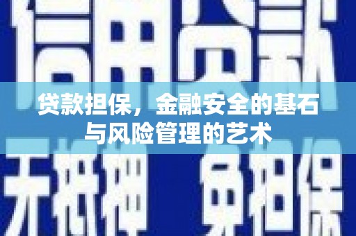 会理贷款担保，金融安全的基石与风险管理的艺术