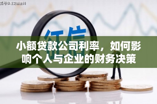 会理小额贷款公司利率，如何影响个人与企业的财务决策