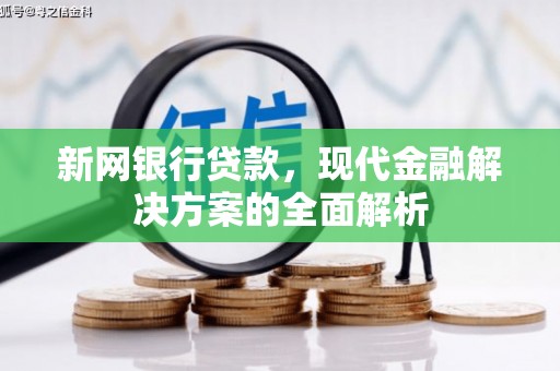 会理新网银行贷款，现代金融解决方案的全面解析
