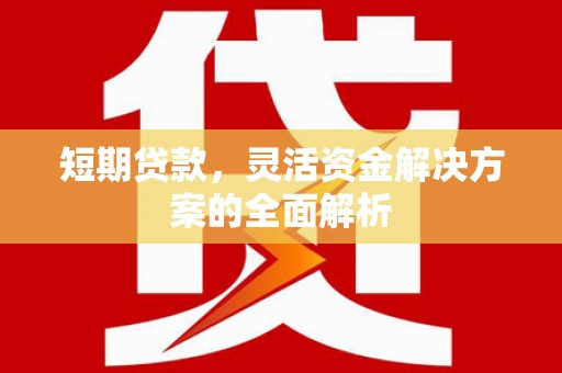 会理短期贷款，灵活资金解决方案的全面解析