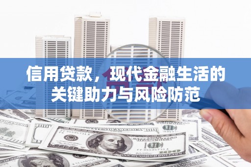 会理信用贷款，现代金融生活的关键助力与风险防范