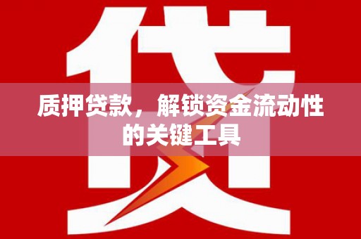会理质押贷款，解锁资金流动性的关键工具