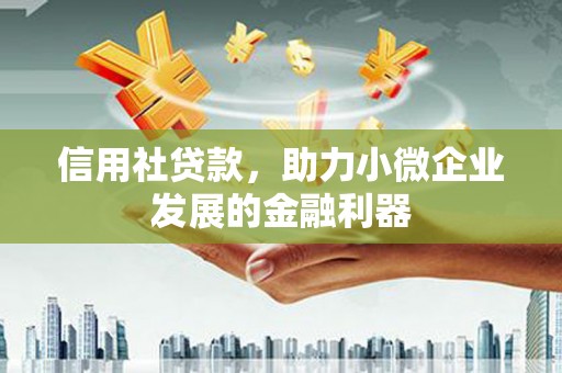 会理信用社贷款，助力小微企业发展的金融利器
