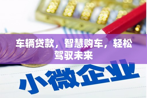 会理车辆贷款，智慧购车，轻松驾驭未来