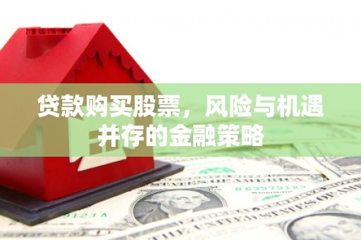 会理贷款购买股票，风险与机遇并存的金融策略