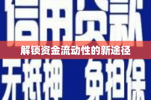 会理解锁资金流动性的新途径